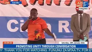 LIVE: ODM Brigade Oburu Odinga, mama Idah, Sifuna, Babu Junnet & allies in Kisumu
