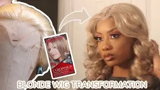 AFFORDABLE BLONDE WIG TRANSFORMATION