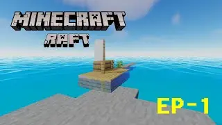 Minecraft Survival But You Only Have a Raft | Raft | Ep.1