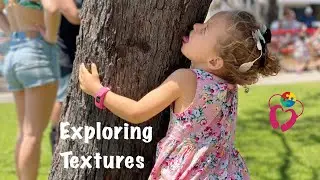 Exploring Textures -  Autism VLOG - Keira's CMV Journey