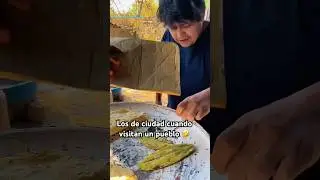 Los de ciudad cuando visitan un pueblo 🤣