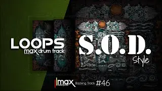 Crossover Thrash Drum Track / S.O.D. Style / 200 bpm