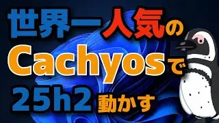 世界で一番人気のCachyOSでWindows11 25h2を動かす