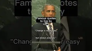 Barack Obama😯😯. You can make the change! #mindset #motivation #shorts