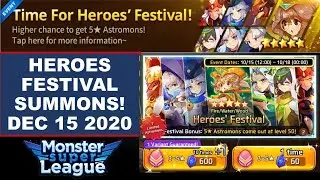 20K Astrogems for December 2020 Heroes Festival! Monster Super League!