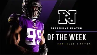 Highlights From Danielle Hunter's Award-Winning Performance vs. Detroit Lions | Minnesota Vikings