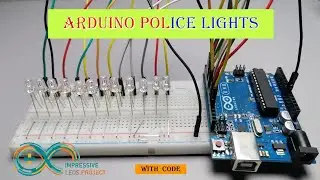 How to Make Police Lights with Arduino and LEDs || Arduino uno project || 😱😱
