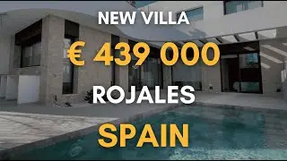 NEW BUILD VILLA FOR SALE IN ROJALES, ALICANTE, SPAIN. SPECIAL OFFER: ALL FURNITURE INCL 439 000 EUR