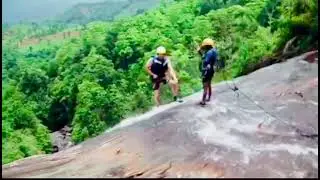 Waterfall Abseiling in Sri Lanka, Kitulgala