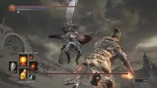 Dark Souls 3 - Slave Knight Gael Fight Jolly Cooperation