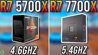 Ryzen 7 5700X vs Ryzen 7 7700X - Big Difference?