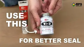 Professional Watertight Seal on PVC and Stainless Fittings at Home | How to Use PTFE Liquid Sealant