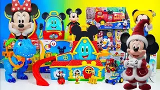 11 Minutes Satisfying With Unboxing Disney Mickey Mouse Jumbo Funhouse playset ASMR | Review Toys 