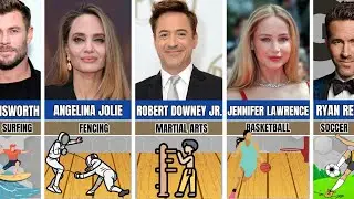 Hollywood Celebs & Their Favorite Sports 😲🏀⚽🎾