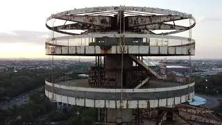 New York State Pavilion Drone Flight Flushing Meadows (DJI Mavic Mini)