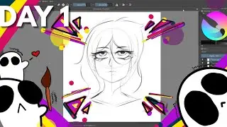 Drawing Everyday Using Krita (BEGINNER)
