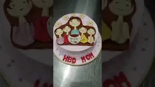 birthday mom cake #simple sada #cake #varalshorts#trandingshorts