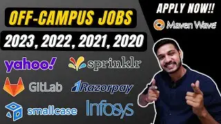 Yahoo, Sprinklr, Razorpay Hiring | Latest Off Campus Drives | 2023 2022 2021 2020 2019 Batch Allowed