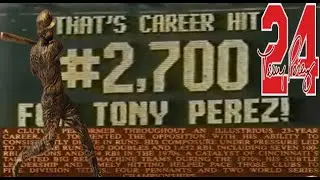 Tony Perez - 2,700th Career Hit (1986 Cincinnati Reds, Marty Brennaman Call)
