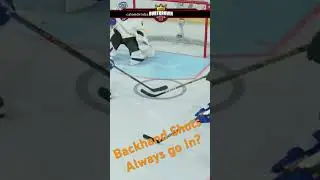 Backhand shots work 60% of the time everytime #nhl24hut #nhl #hockeyultimateteam #nhl24 #nhlhut