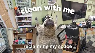 CLEAN WITH ME | Tackling my Depression Room and Starting 2026 Strong | Part One