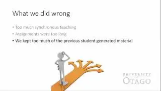Distance Learning Symposium 2016. Gordon Sanderson 04 Nov 2016