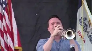 Tree Town Music Festival: Cory Schmitt plays the National Anthem