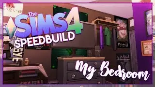 MY BEDROOM! 📚🛏 | The Sims 4: Speedbuild! ♡