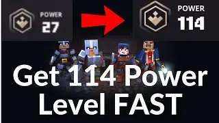 How To Get 114 Power Level FAST in Minecraft Dungeons DLC - Minecraft Dungeons Max Level