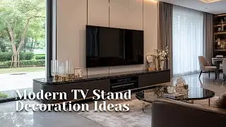 Modern TV Stand Decoration Ideas 2025 &ndash; Stylish & Trendy Designs for Your Home