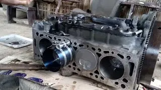 TATA SUMO VICTA ENGINE REPAIRING. A TO Z ENGINE FITTING STEP BY STEP. PISTON REPLACE. TIMING FITTING