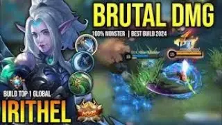 IRITHEL GAMEPLAY NIGHT ARROW IRITHEL BEST BUILD 2025  BUILD TOP 1 GLOBAL  MOBILE LEGENDS