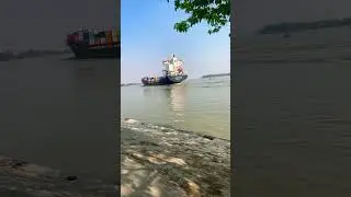 Gangetic ship. #riverview #gangariver #shipping