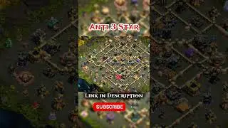 TH17 War Base Anti 3 Star Clash Of Clans #coc