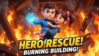 The Little Superhero 🦸&zwj;♂️🔥 Incredible Fire Rescue Mission | 3D Animation
