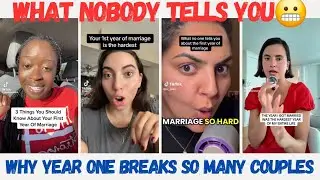 WHY THE FIRST YEAR OF MARRIAGE TESTS YOU LIKE NO OTHER!!! 😳💍