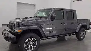 2026 Jeep Gladiator Sport S Granite Crystal Metallic Clearcoat New. walk around for sale in Fond Du