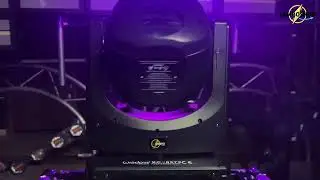 Coppia Mini Testa Mobile Lunar Beam 230W Con Gobo Prisma Rotante e Ruota Colori
