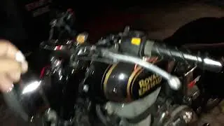 Royal Enfield C500 Chrome with k&N pod Filter