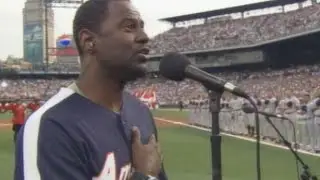 2005 ASG: Brian McKnight performs national anthem