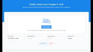 EasyResizer - Easily resize your images in bulk