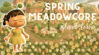 spring meadow core island tour!! LOTS OF FLOWERSSSS // acnh