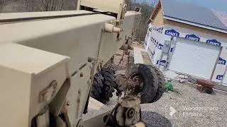 Using the M936 military 5 ton wrecker.