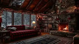 Christmas Eve Piano Fireplace Soothing Music Warm Crackling Fire Glow