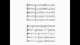 MOZART Country Dance K 462 #6 EASY ARRANGEMENT for STRING ORCHESTRA or QUARTET