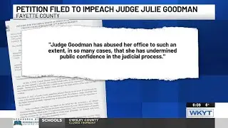 Petition filed to impeach Fayette County judge