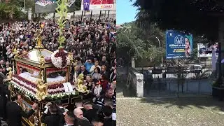 Coronavirus, le processioni del Venerd&igrave; Santo di Palermo: la folla di ieri, il deserto oggi