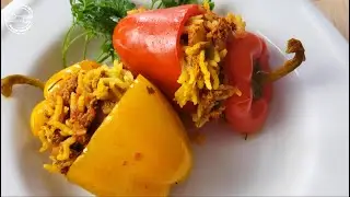 Beef Stuffed Bell Peppers