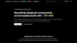 Sync UI: 125+ React/Next.js Components Built with MUI and Motion