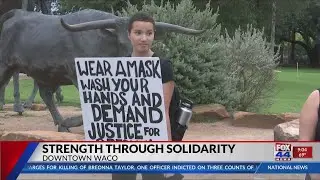 'Justice for Breonna Taylor' protest held at Waco Suspension Bridge